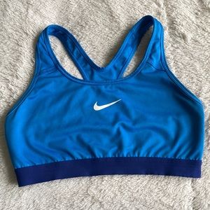 Dark blue Nike sports bra